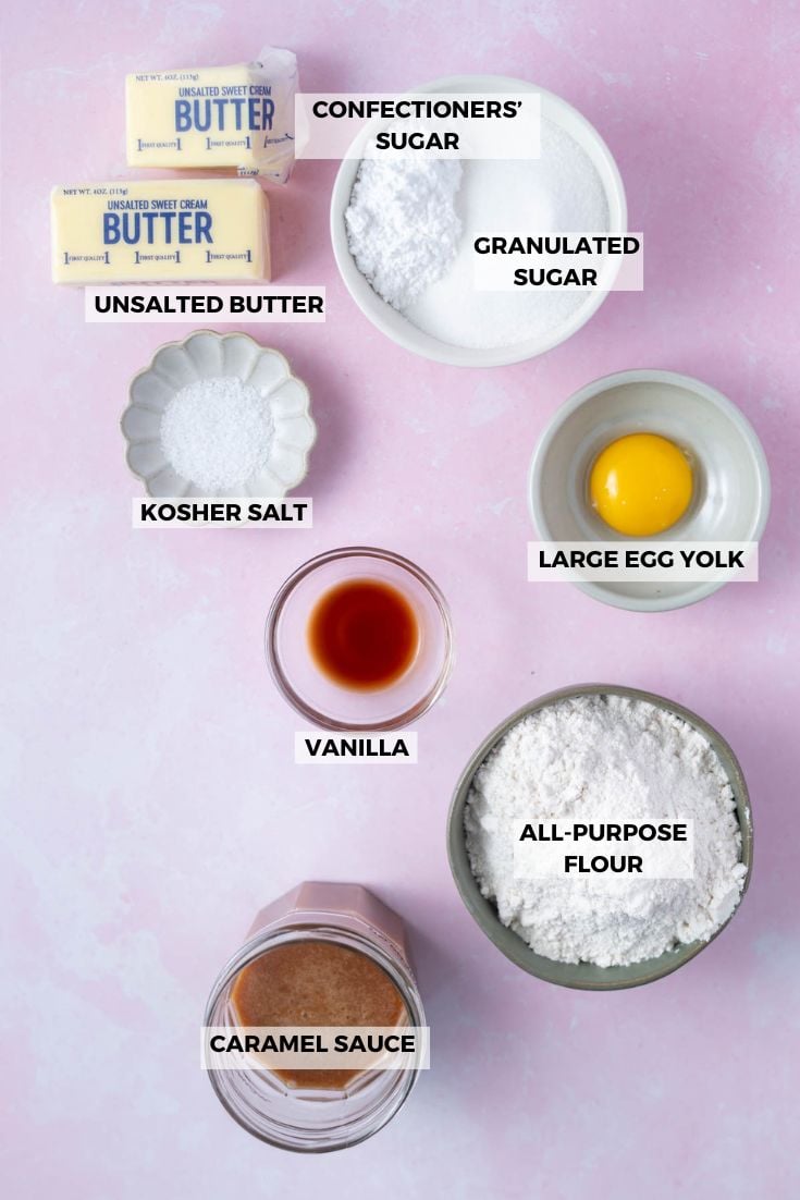 caramel cookie bar ingredients