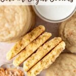 pinterest graphic for coconut sugar cookies