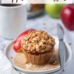 pinterest graphic for apple cider muffins