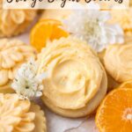 pinterest graphic for orange sugar cookies