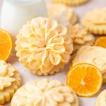 pinterest graphic for orange sugar cookies
