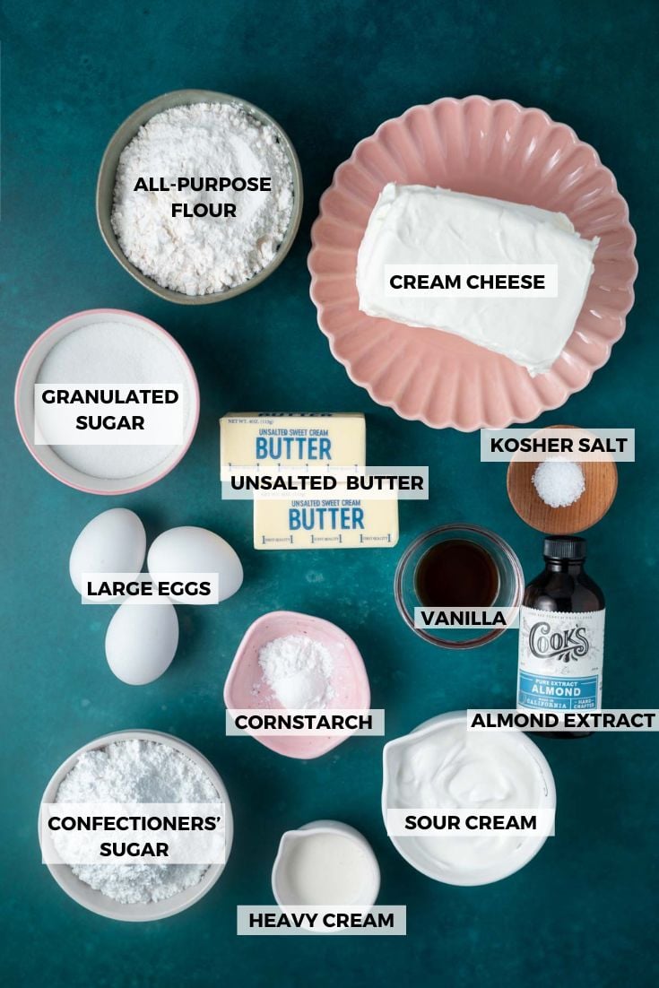 sugar cookie cheesecake ingredients