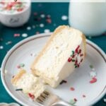 pinterest graphic for sugar cookie cheesecake