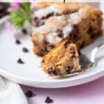 pinterest graphic for chocolate chip snack cake
