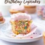 pinterest graphic for birthday cupcakes