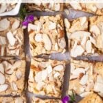 pinterest image for almond flour blondies