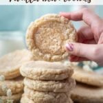pinterest graphic for vanilla bean cookies