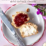 pinterest image for irish soda bread muffins