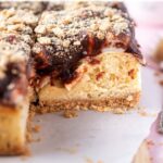 pinterest graphic for s'mores cake