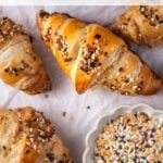 Pinterest graphic for everything croissants