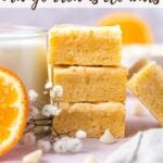 pinterest graphic for orange creamsicle bars