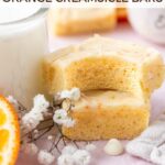 pinterest graphic for orange creamsicle bars