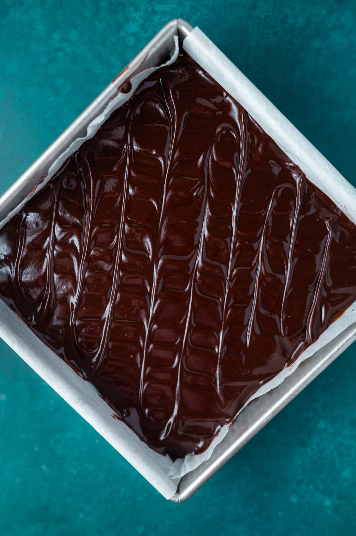 chocolate ganache topping