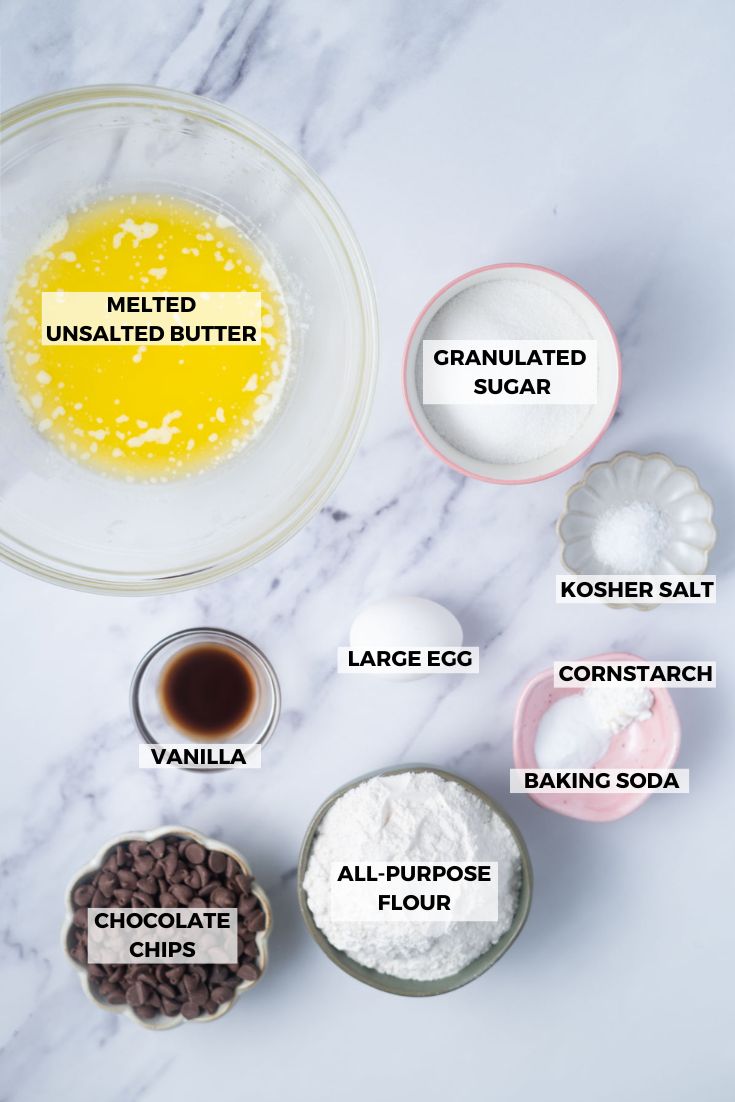 ingredients for chocolate chip cookies without brown sugar
