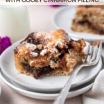 pinterest image for cinnamon focaccia