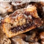 pinterest image for cinnamon focaccia