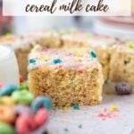 pinterest graphic for cereal cake