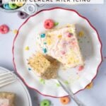 pinterest graphic for cereal cake