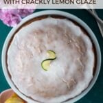 pinterest graphic for lemon zucchini cake