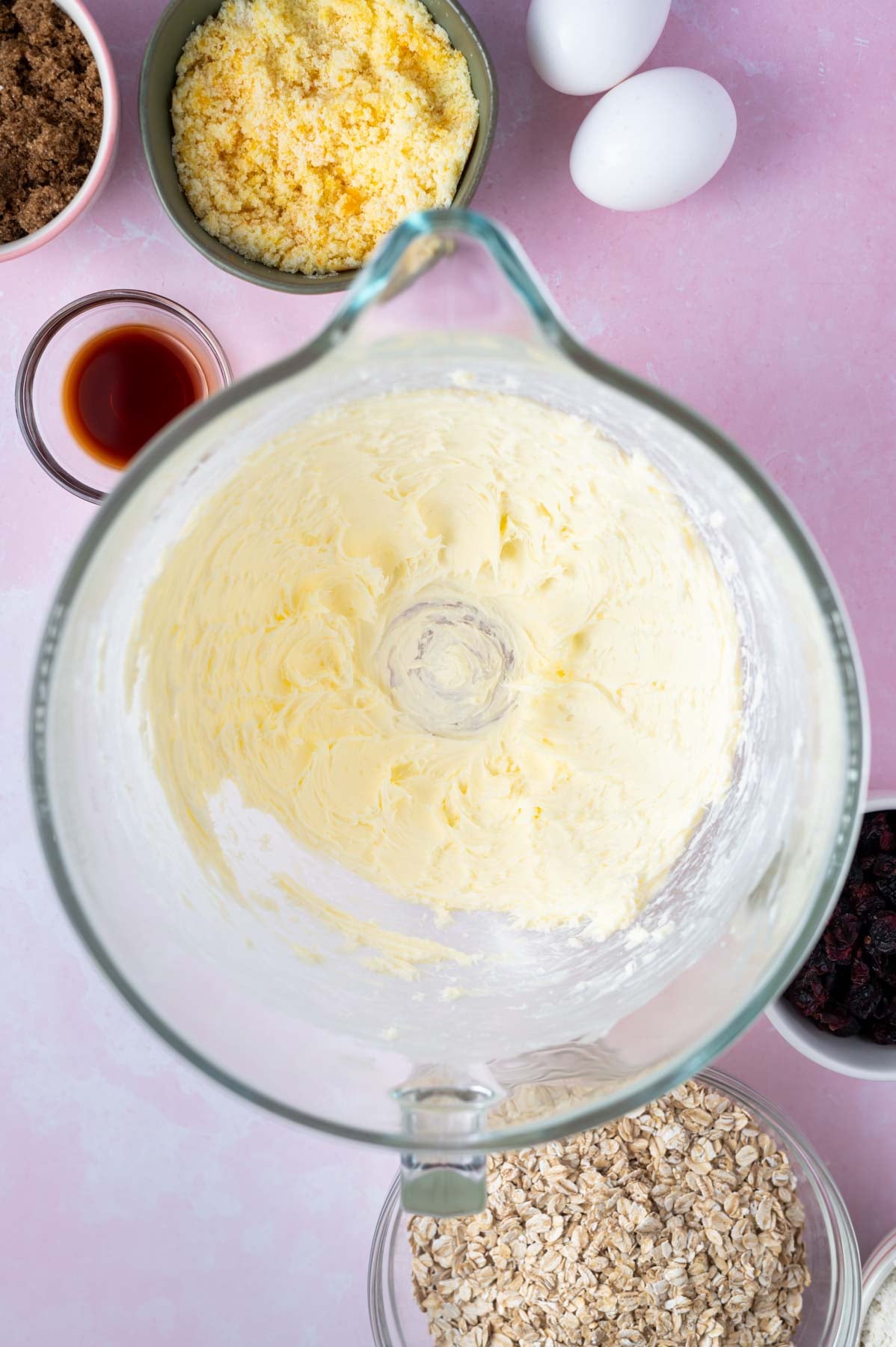 butter and salt softened together in a mixing bowl