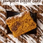 pinterest image for pumpkin coffee cake