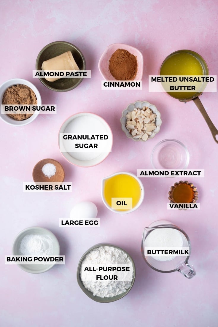 almond coffee cake ingredients
