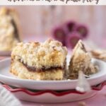 pinterest image for almond coffee cake