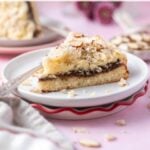 pinterest image for almond coffee cake